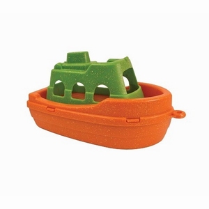 Anbac Toys - Veerboot, oranje/groen