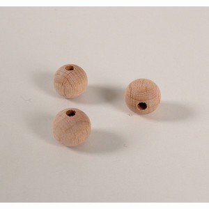 Kraal 12 mm blank - zakje 50 stuks