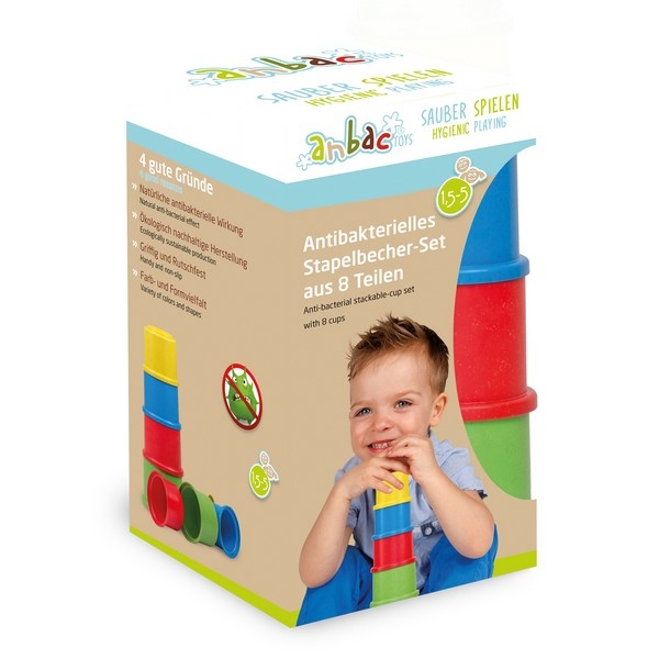 Anbac Toys - Stapelbekers - 8 delig, uitverkocht
