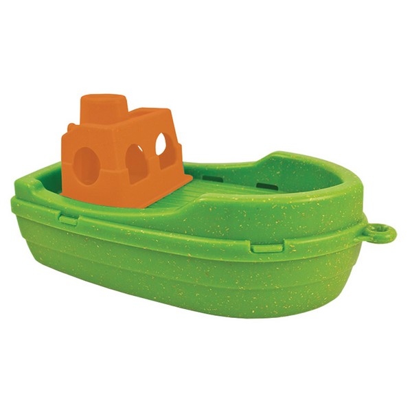 Anbac Toys - Vissersboot, groen/oranje