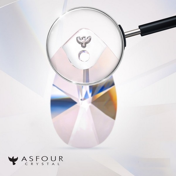 Asfour Kristal - Eikenblad 63x44 mm