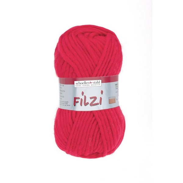 Filzi 100% viltwol 50 gram / bol kleur 003 rood