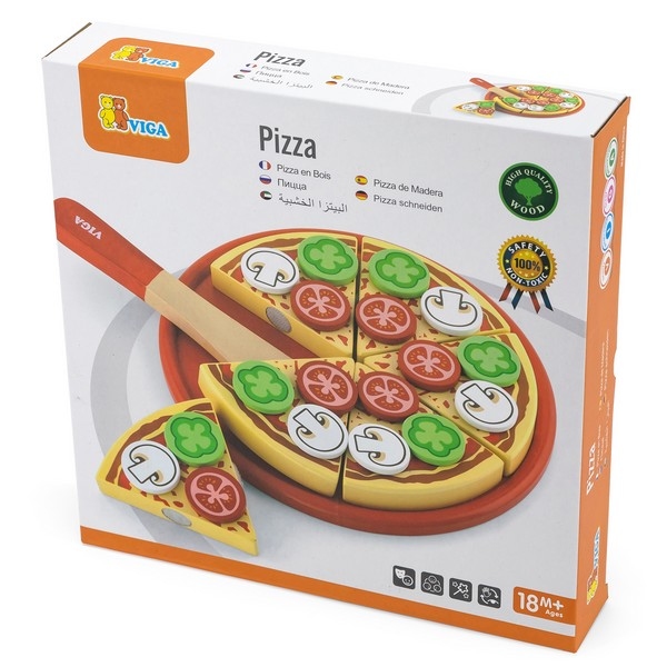 Pizza set vegetarisch - Viga Toys