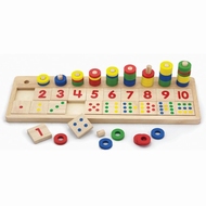 Tel- sorteerspel - Match de getallen - Viga Toys