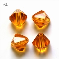 Swarovski Beads 6 mm Bicone Topaz 203 zakje 100 stuks