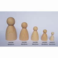 Kegelpoppetje - Bol 48x26 mm, uitverkocht ! (2021 weer)