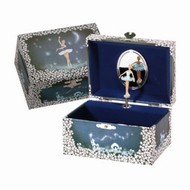 Byouxmuziekdoos Blauw Ballerina